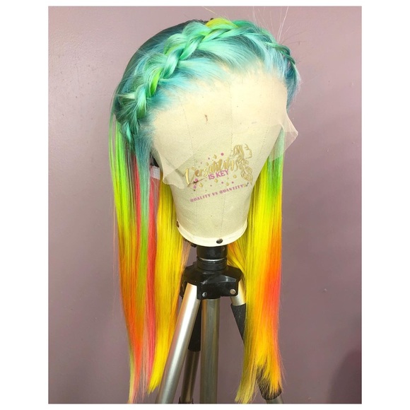 Fantasy colored wig